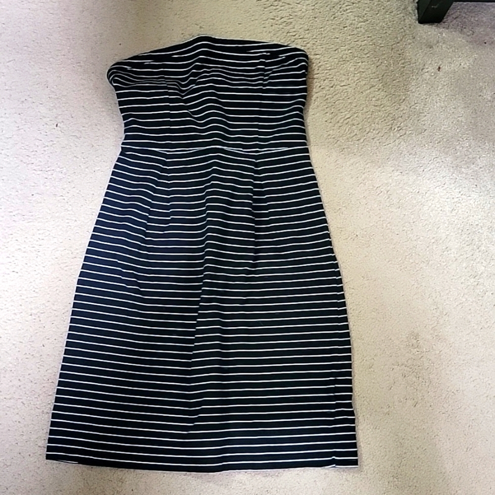 Old Navy Striped Strapless Dress